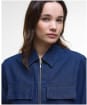 Women's Barbour Arla Denim Overshirt - Rinse Wash Denim