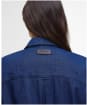 Women's Barbour Arla Denim Overshirt - Rinse Wash Denim