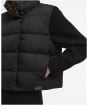 Women's Barbour International San Telmo Quilted Sweater Jacket - Black
