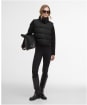 Women's Barbour International San Telmo Quilted Sweater Jacket - Black