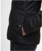Women's Barbour International Kya Quilted Sweater Jacket - Black