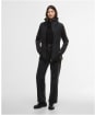 Women's Barbour International Kya Quilted Sweater Jacket - Black