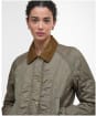Women's Barbour Beadnell Polarquilt - Military Brown