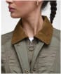 Women's Barbour Beadnell Polarquilt - Military Brown