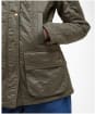 Women's Barbour Beadnell Polarquilt - Military Brown