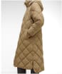 Women's Barbour Kirkton Puffer Jacket - Military Brown / Ancient Tartan