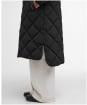 Women's Barbour Kirkton Puffer Jacket - Black / Classic Tartan