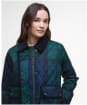 Women's Barbour Loudon Quilted Jacket - Black Watch Tartan