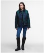 Women's Barbour Loudon Quilted Jacket - Black Watch Tartan