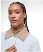 Women's Barbour Corinne Quilted Jacket - LINEN WHITE/ANCI