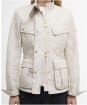 Women's Barbour International Halsey Quilted Jacket - JASMINE/DUSKY KH