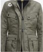Women's Barbour International Halsey Quilted Jacket - DUSKY KHAKI/JASM