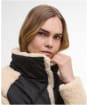 Women's Barbour International Osaka Quilted Jacket - Black / Jasmine