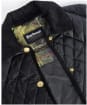 Women's Barbour Marla Quilted Jacket - Black / Classic Tartan