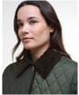 Women's Barbour Meryl Quilted Jacket - Olive / Ancient Tartan