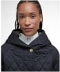 Women's Barbour Hilary Quilted Jacket - Black / Classic Tartan