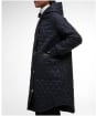 Women's Barbour Hilary Quilted Jacket - Black / Classic Tartan