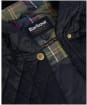 Women's Barbour Hilary Quilted Jacket - Black / Classic Tartan