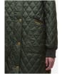 Women's Barbour Hilary Quilted Jacket - Olive / Ancient Tartan