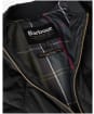 Women's Barbour Leonie Quilted Jacket - Black / Classic Tartan