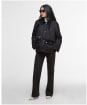 Women's Barbour Martha Quilted Jacket - Black / Classic Tartan