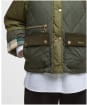 Women's Barbour Martha Quilted Jacket - OLIVE/DK MOSS/AN