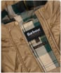 Women's Barbour Elspeth Quilted Jacket - Military Brown / Ancient Tartan