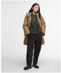 Women's Barbour Elspeth Quilted Jacket - Military Brown / Ancient Tartan