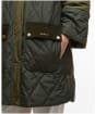 Women's Barbour Elspeth Quilted Jacket - OLIVE/DARK MOSS/