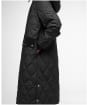 Women's Barbour Meredith Quilted Jacket - Black / Classic Tartan