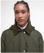 Women's Barbour Meredith Quilted Jacket - Olive / Ancient Tartan