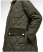 Women's Barbour Meredith Quilted Jacket - Olive / Ancient Tartan