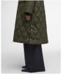 Women's Barbour Meredith Quilted Jacket - Olive / Ancient Tartan