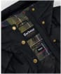 Women's Barbour Kailyn Puffer Jacket - Black / Classic Tartan