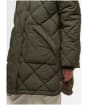 Women's Barbour Kailyn Puffer Jacket - Olive / Ancient Tartan