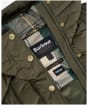 Women's Barbour Kailyn Puffer Jacket - Olive / Ancient Tartan