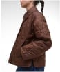 Women's Barbour Bernadette Quilted Jacket - Vicuna / Hessian Tartan