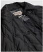 Women's Barbour Cosette Quilted Jacket - Black / Onyx Tartan
