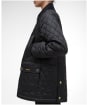 Women's Barbour Modern Beadnell Quilted Jacket - Black / Classic Tartan