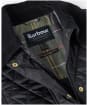 Women's Barbour Modern Beadnell Quilted Jacket - Black / Classic Tartan
