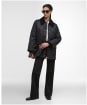 Women's Barbour Modern Beadnell Quilted Jacket - Black / Classic Tartan