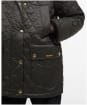 Women's Barbour Modern Beadnell Quilted Jacket - Sage / Ancient Tartan