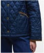 Women's Barbour Icons Cropped Liddesdale Quilted Jacket - Navy / Classic