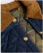 Women's Barbour Icons Cropped Liddesdale Quilted Jacket - Navy / Classic
