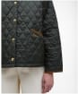 Women's Barbour Icons Cropped Liddesdale Quilted Jacket - Sage / Ancient Tartan