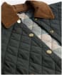 Women's Barbour Icons Cropped Liddesdale Quilted Jacket - Sage / Ancient Tartan