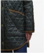 Women's Barbour Over Sized Liddesdale Quilted Jacket - Sage / Ancient Tartan
