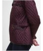 Women's Barbour Dahlia Quilted Jacket - Black Cherry