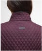 Women's Barbour Dahlia Quilted Jacket - Black Cherry