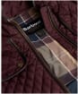 Women's Barbour Dahlia Quilted Jacket - Black Cherry